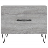 Tavolino da Salotto Grigio Sonoma 50x50x40 cm Legno Multistrato 829392