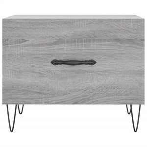 Tavolino da Salotto Grigio Sonoma 50x50x40 cm Legno Multistrato 829392