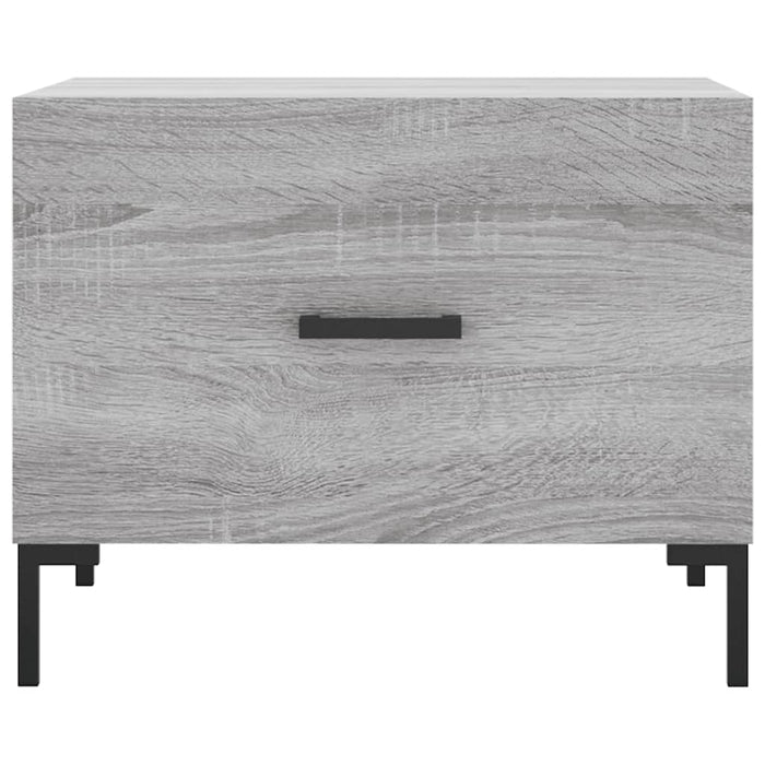 Tavolino da Salotto Grigio Sonoma 50x50x40 cm Legno Multistrato 829408