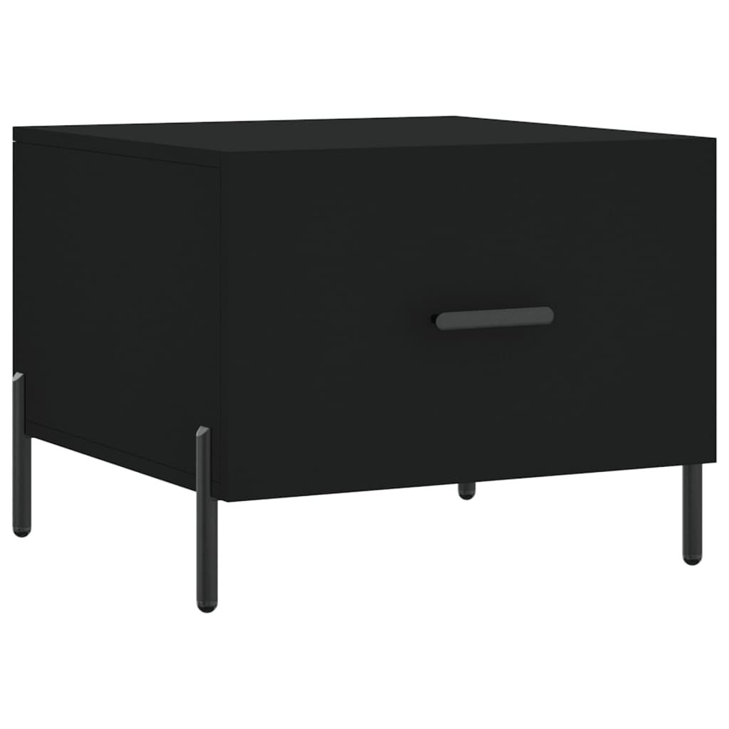 Tavolino da Salotto Nero 50x50x40 cm in Legno Multistratocod mxl 127337