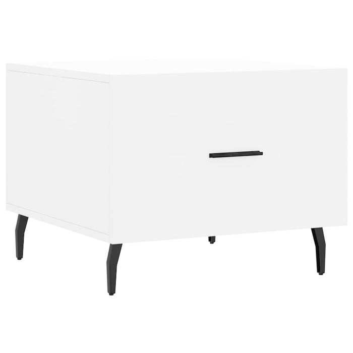 Tavolino da Salotto Bianco 50x50x40 cm in Legno Multistratocod mxl 127741