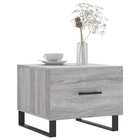 Tavolini Salotto 2pz Grigio Sonoma 50x50x40cm Legno Multistrato 829457