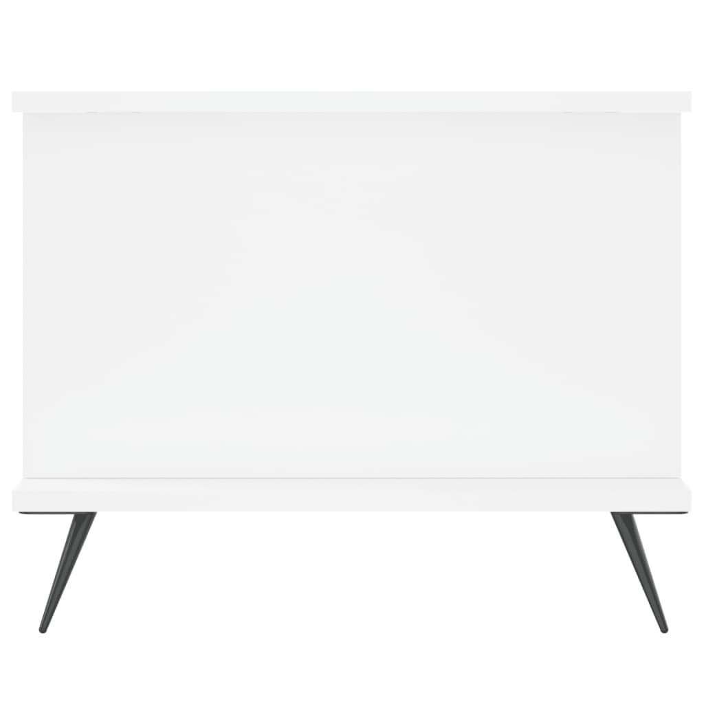 Tavolino da Salotto Bianco 90x50x40 cm in Legno Multistrato 829460