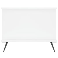 Tavolino da Salotto Bianco 90x50x40 cm in Legno Multistrato 829460