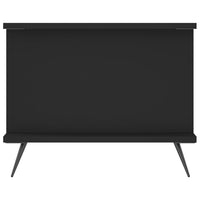 Tavolino da Salotto Nero 90x50x40 cm in Legno Multistrato 829461