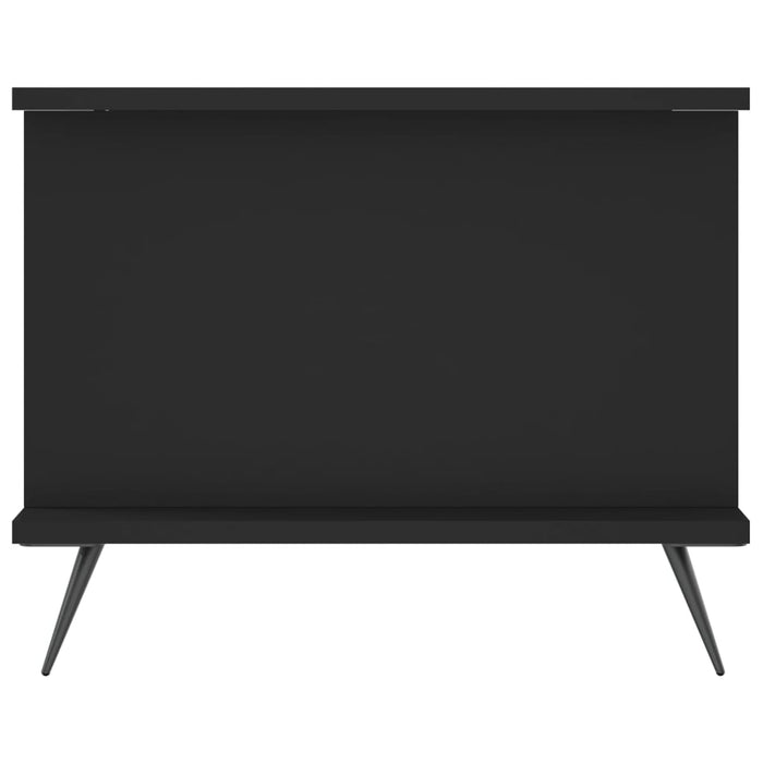 Tavolino da Salotto Nero 90x50x40 cm in Legno Multistrato 829461