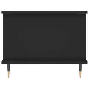 Tavolino da Salotto Nero 90x50x40 cm in Legno Multistrato 829469