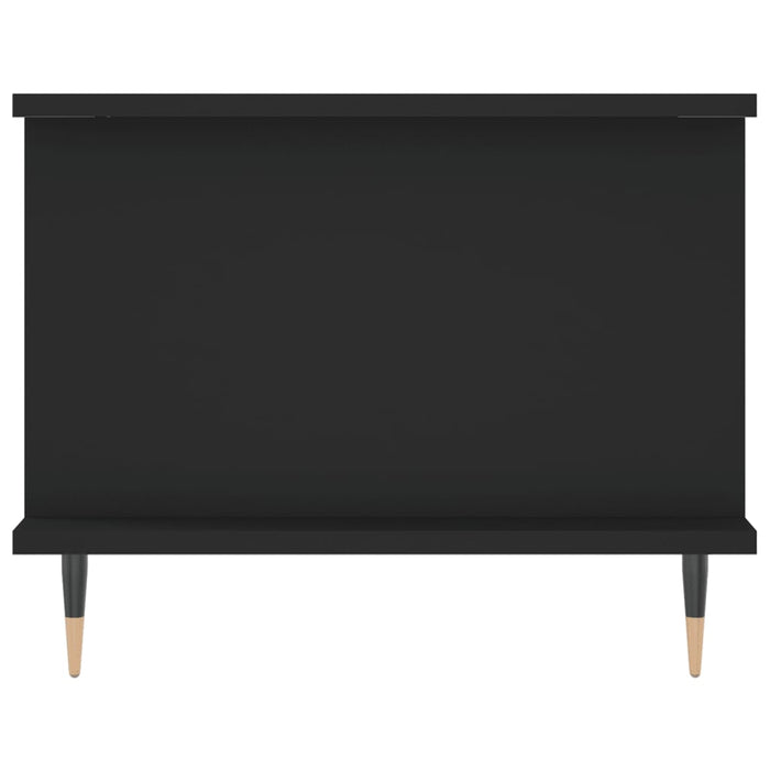 Tavolino da Salotto Nero 90x50x40 cm in Legno Multistrato 829469