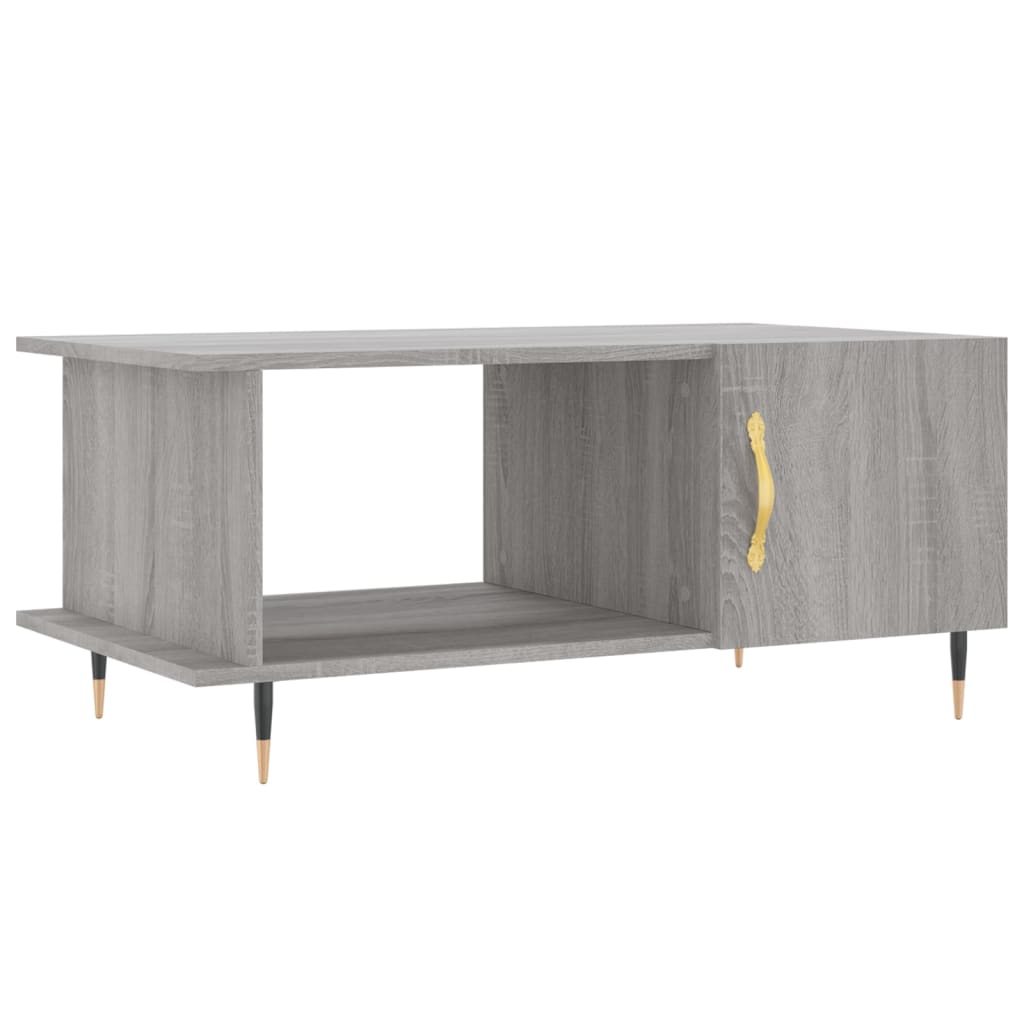 Tavolino da Salotto Grigio Sonoma 90x50x40 cm Legno Multistrato 829474