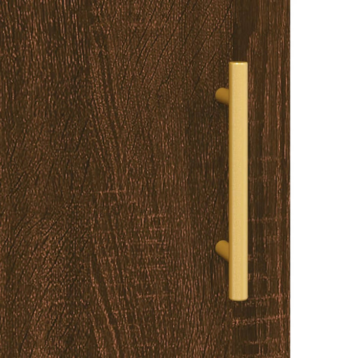 Tavolino da Salotto Rovere Marrone 90x50x40cm Legno Multistrato 829483