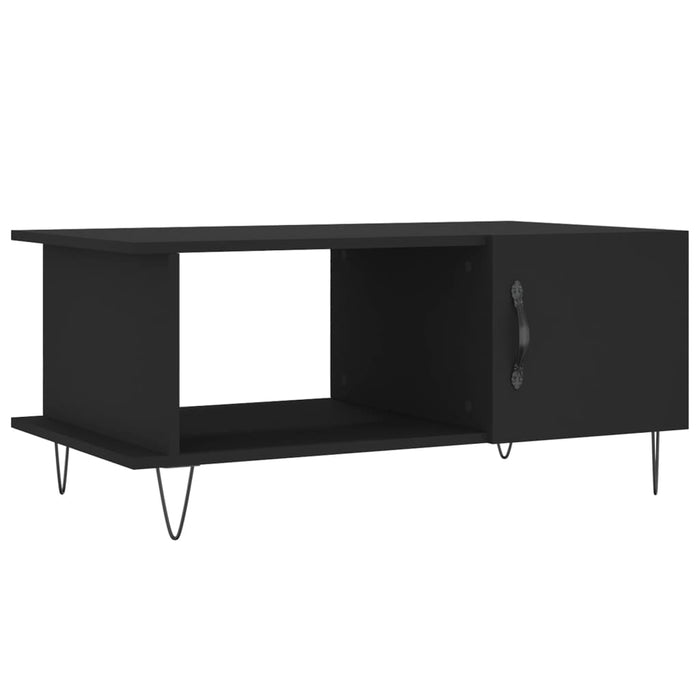 Tavolino da Salotto Nero 90x50x40 cm in Legno Multistratocod mxl 103071