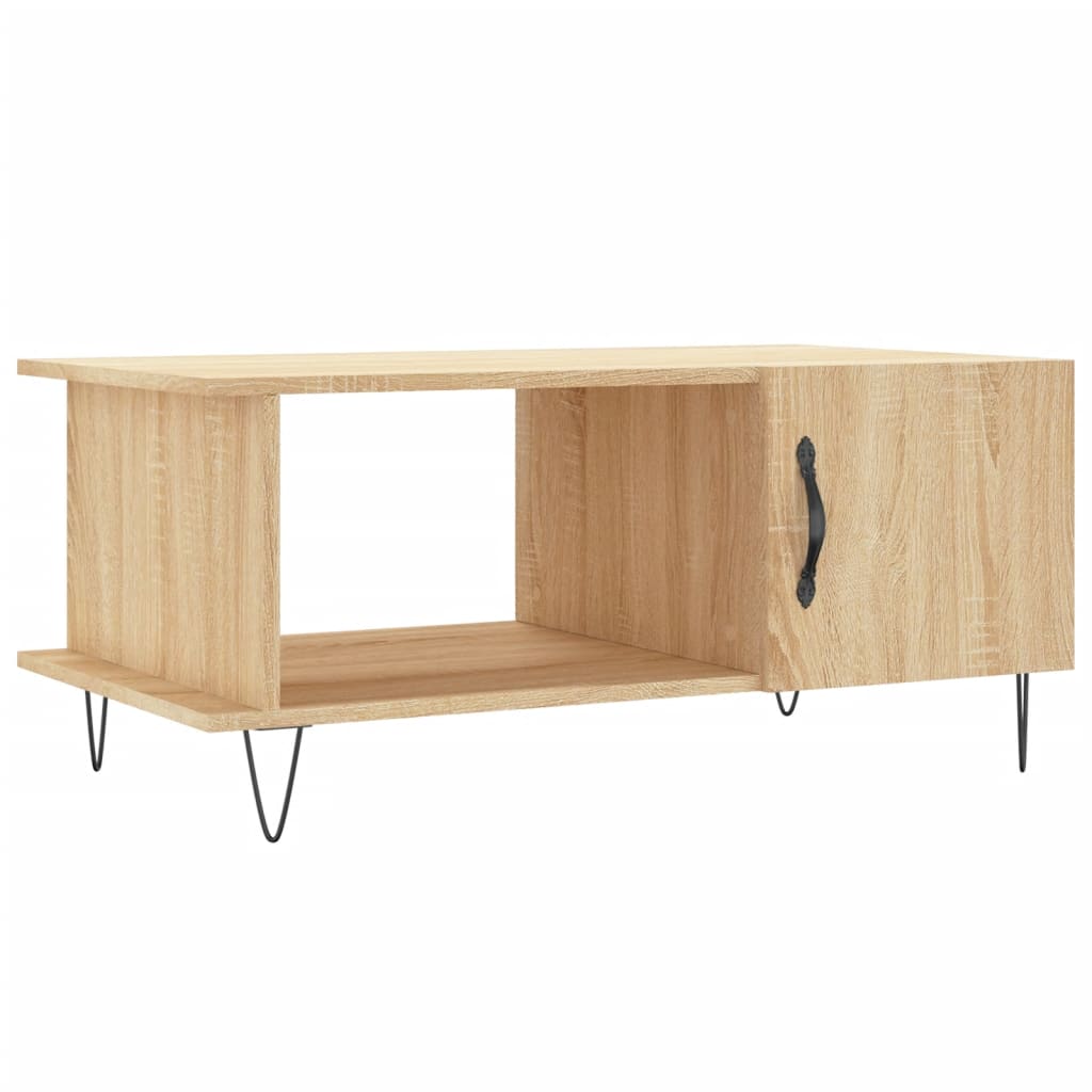 Tavolino da Salotto Rovere Sonoma 90x50x40 cm Legno Multistrato 829487