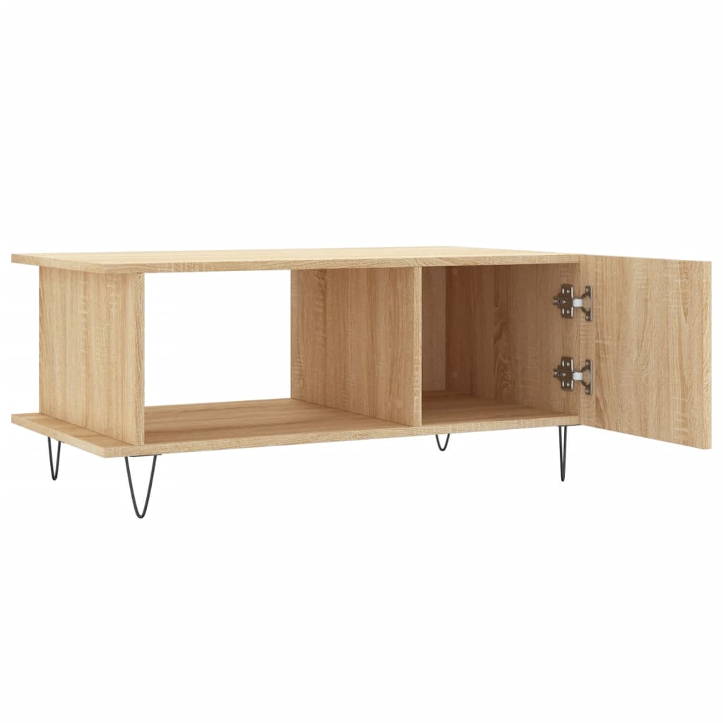 Tavolino da Salotto Rovere Sonoma 90x50x40 cm Legno Multistrato 829487