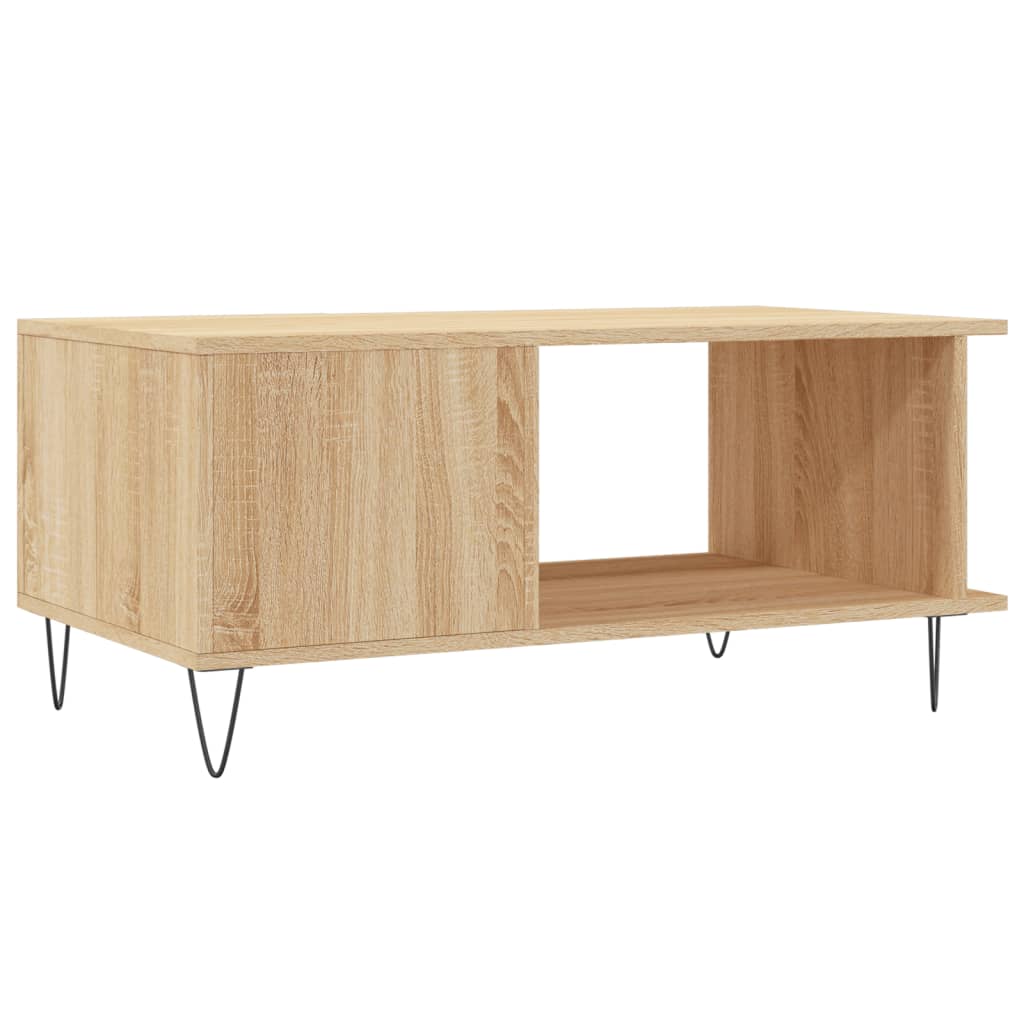 Tavolino da Salotto Rovere Sonoma 90x50x40 cm Legno Multistrato 829487