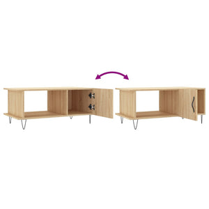 Tavolino da Salotto Rovere Sonoma 90x50x40 cm Legno Multistrato 829487