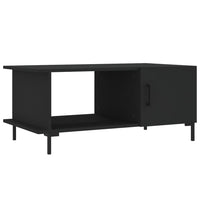 Tavolino da Salotto Nero 90x50x40 cm in Legno Multistrato 829493