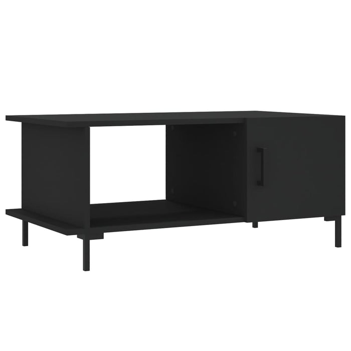 Tavolino da Salotto Nero 90x50x40 cm in Legno Multistratocod mxl 103075