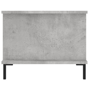 Tavolino da Salotto Grigio Cemento 90x50x40cm Legno Multistrato 829496