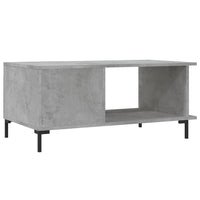 Tavolino da Salotto Grigio Cemento 90x50x40cm Legno Multistrato 829496