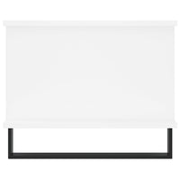 Tavolino da Salotto Bianco 90x50x40 cm in Legno Multistrato 829508