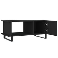 Tavolino da Salotto Nero 90x50x40 cm in Legno Multistrato 829509