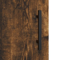 Tavolino da Salotto Rovere Fumo 90x50x40cm in Legno Multistrato 829513