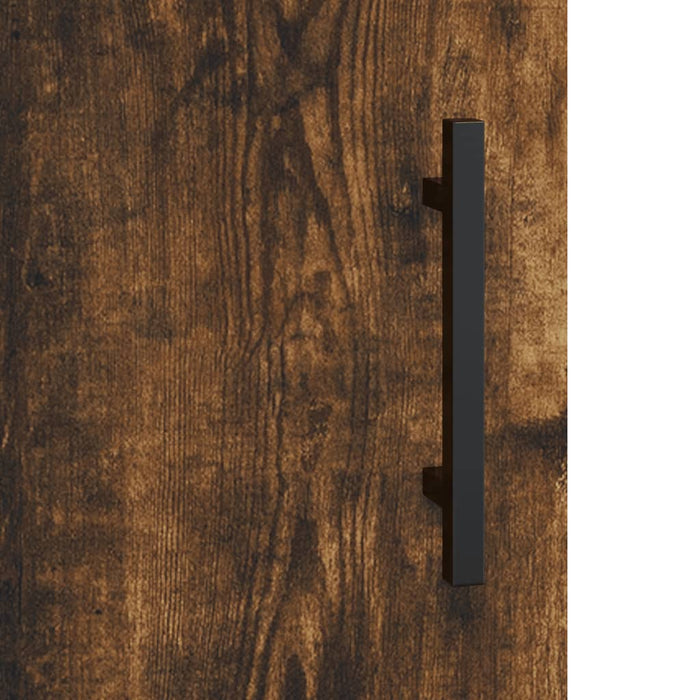 Tavolino da Salotto Rovere Fumo 90x50x40cm in Legno Multistrato 829513