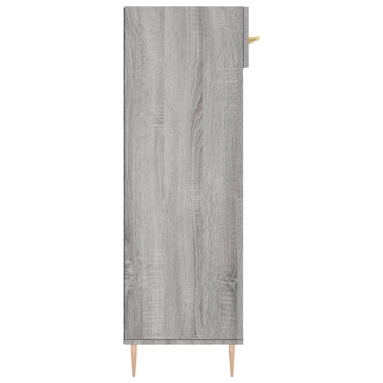 Scarpiera Grigio Sonoma 60x35x105 cm in Legno Multistrato 829602