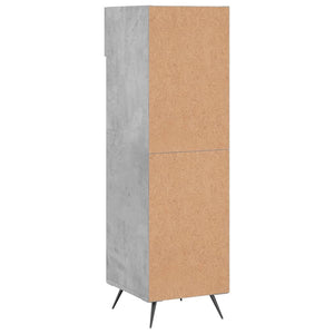 Scarpiera Grigio Cemento 30x35x105 cm in Legno Multistrato 829648