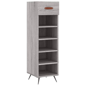 Scarpiera Grigio Sonoma 30x35x105 cm in Legno Multistratocod mxl 105343