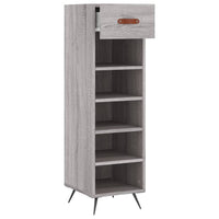 Scarpiera Grigio Sonoma 30x35x105 cm in Legno Multistratocod mxl 105343