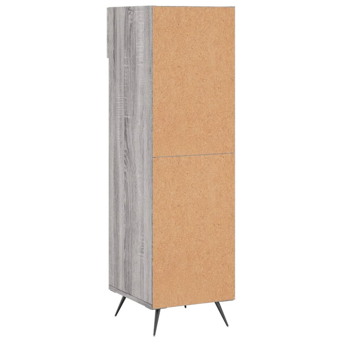 Scarpiera Grigio Sonoma 30x35x105 cm in Legno Multistrato 829650