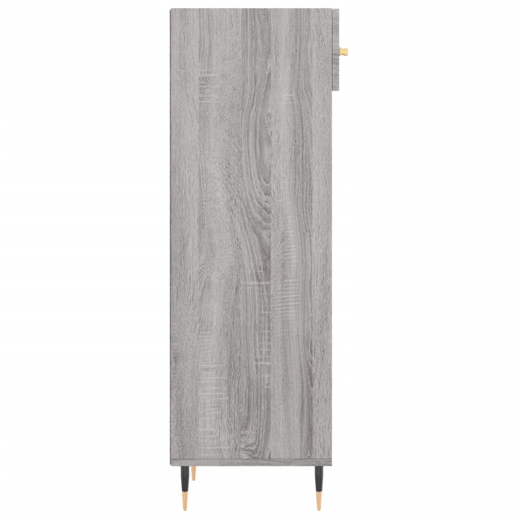 Scarpiera Grigio Sonoma 30x35x105 cm in Legno Multistrato 829658