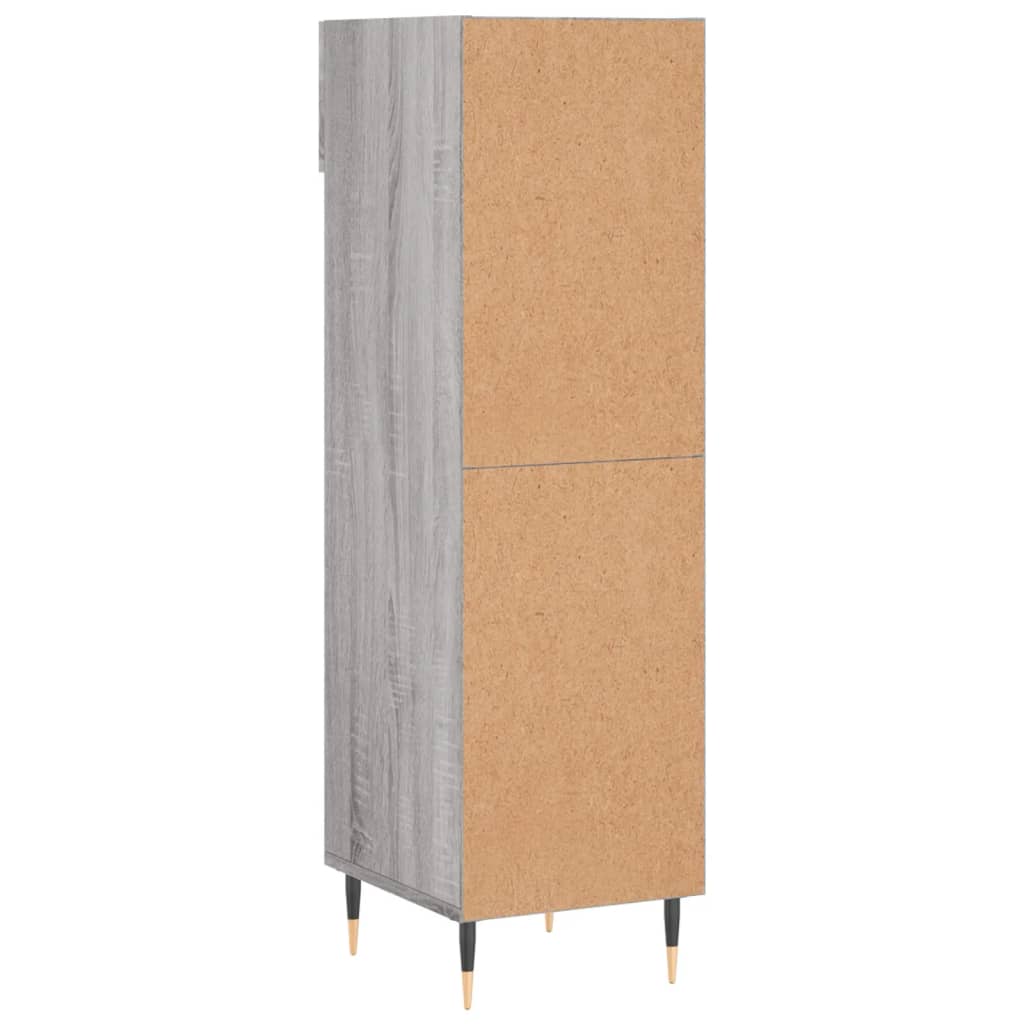 Scarpiera Grigio Sonoma 30x35x105 cm in Legno Multistrato 829658