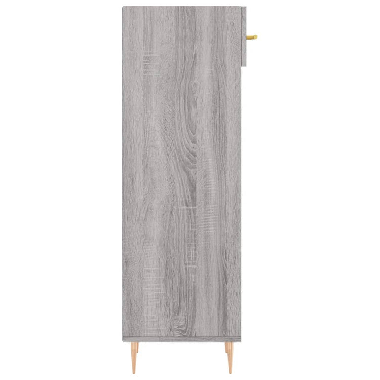 Scarpiera Grigio Sonoma 30x35x105 cm in Legno Multistrato 829666