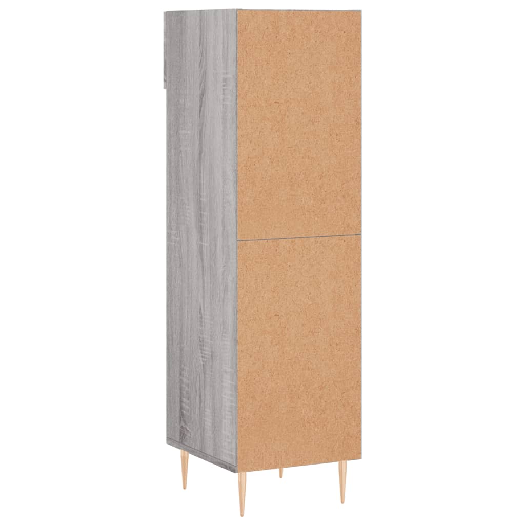 Scarpiera Grigio Sonoma 30x35x105 cm in Legno Multistrato 829666