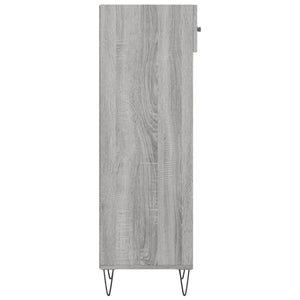 Scarpiera Grigio Sonoma 30x35x105 cm in Legno Multistrato 829674