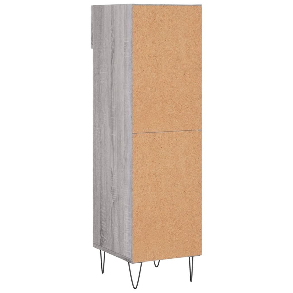 Scarpiera Grigio Sonoma 30x35x105 cm in Legno Multistrato 829674