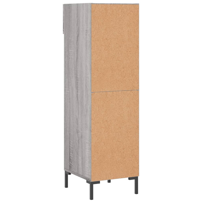 Scarpiera Grigio Sonoma 30x35x105 cm in Legno Multistrato 829682