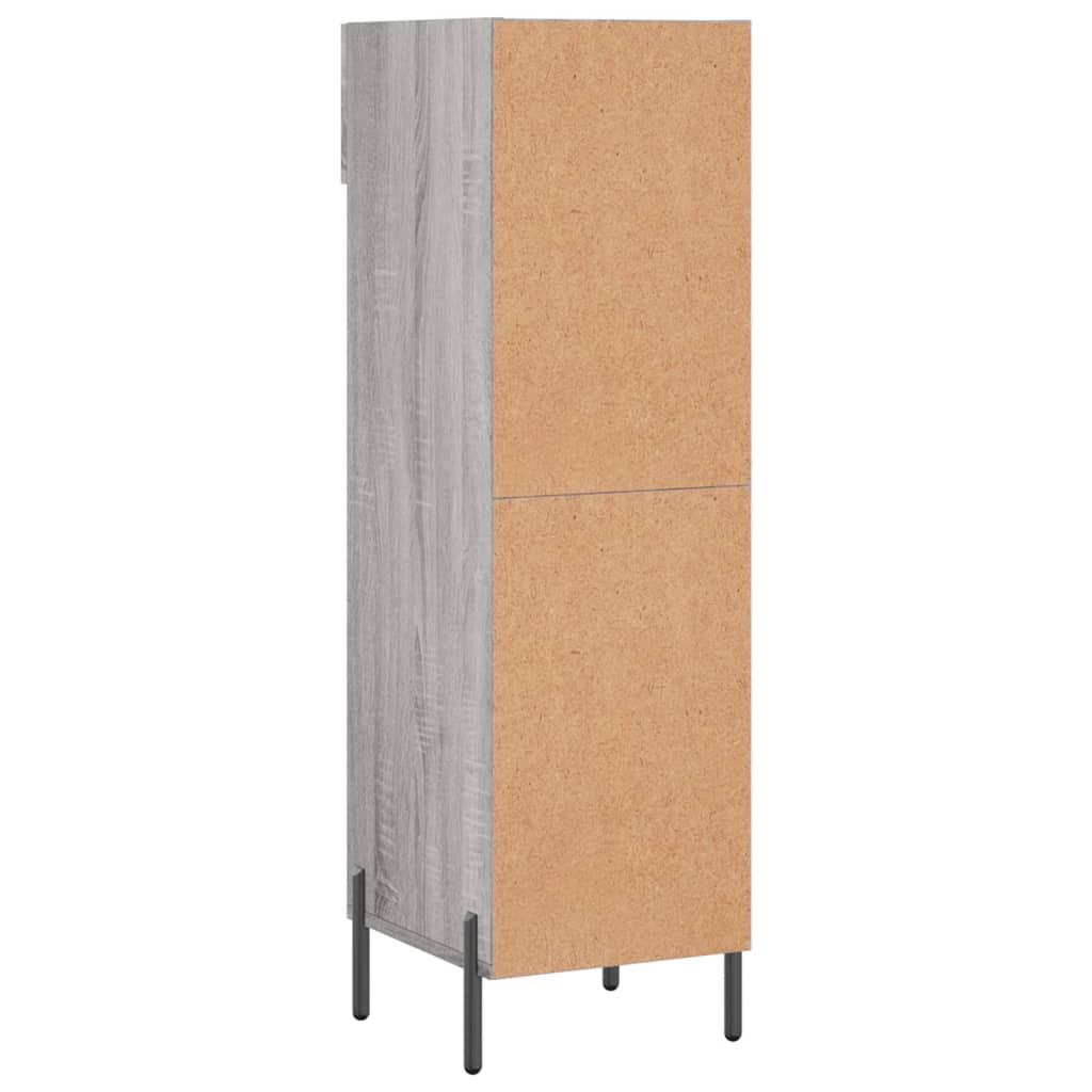 Scarpiera Grigio Sonoma 30x35x105 cm in Legno Multistrato 829690