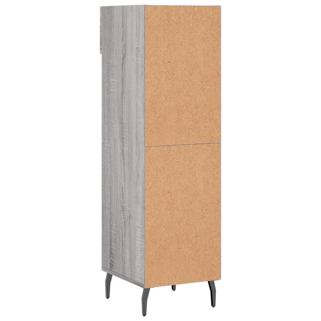 Scarpiera Grigio Sonoma 30x35x105 cm in Legno Multistrato 829698