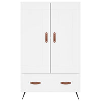 Credenza Bianca 69,5x31x115 cm in Legno Multistrato 830292