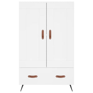 Credenza Bianca 69,5x31x115 cm in Legno Multistrato 830292