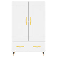 Credenza Bianca 69,5x31x115 cm in Legno Multistrato 830300