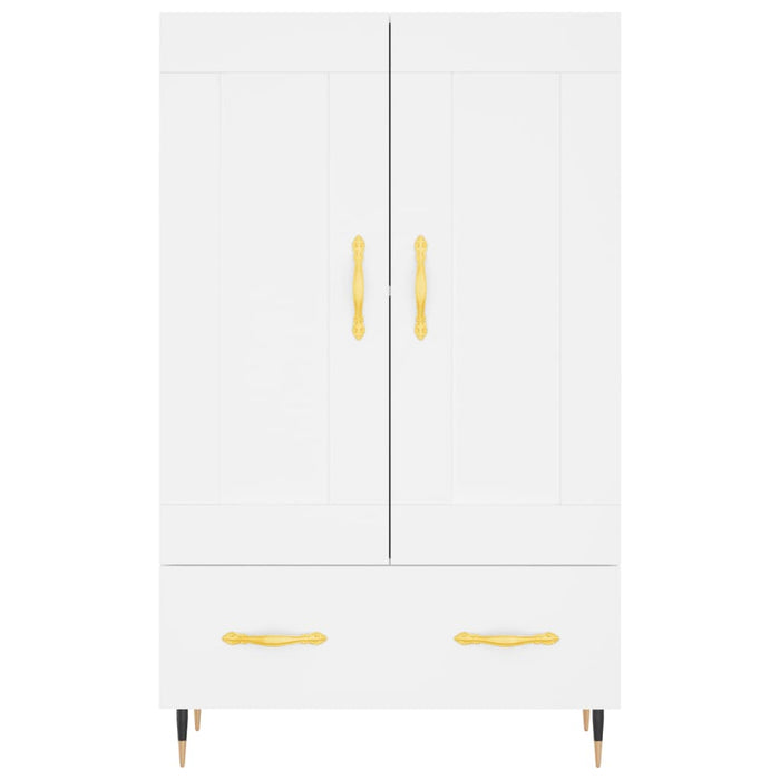 Credenza Bianca 69,5x31x115 cm in Legno Multistrato 830300