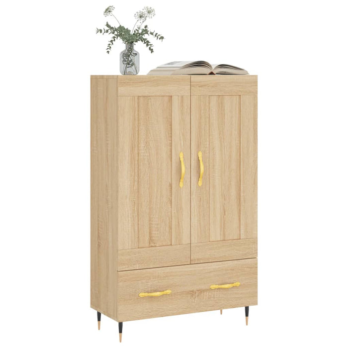 Credenza Rovere Sonoma 69,5x31x115 cm in Legno Multistrato 830303