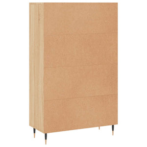 Credenza Rovere Sonoma 69,5x31x115 cm in Legno Multistrato 830303