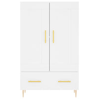 Credenza Bianca 69,5x31x115 cm in Legno Multistrato 830308