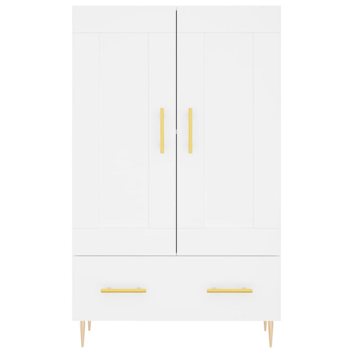 Credenza Bianca 69,5x31x115 cm in Legno Multistrato 830308