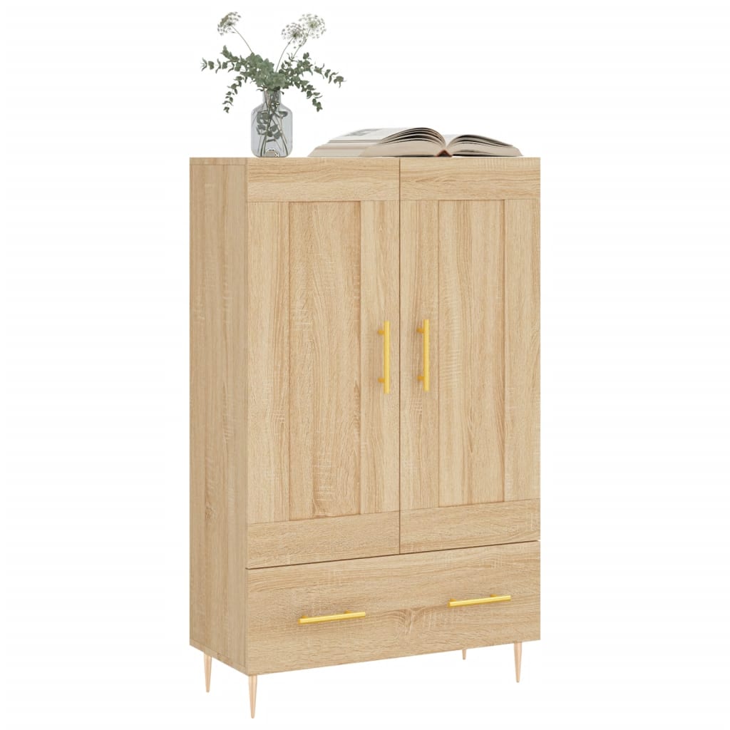 Credenza Rovere Sonoma 69,5x31x115 cm in Legno Multistrato 830311